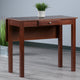 Perrone High Table with Drop Leaf Walnut WIN-94838