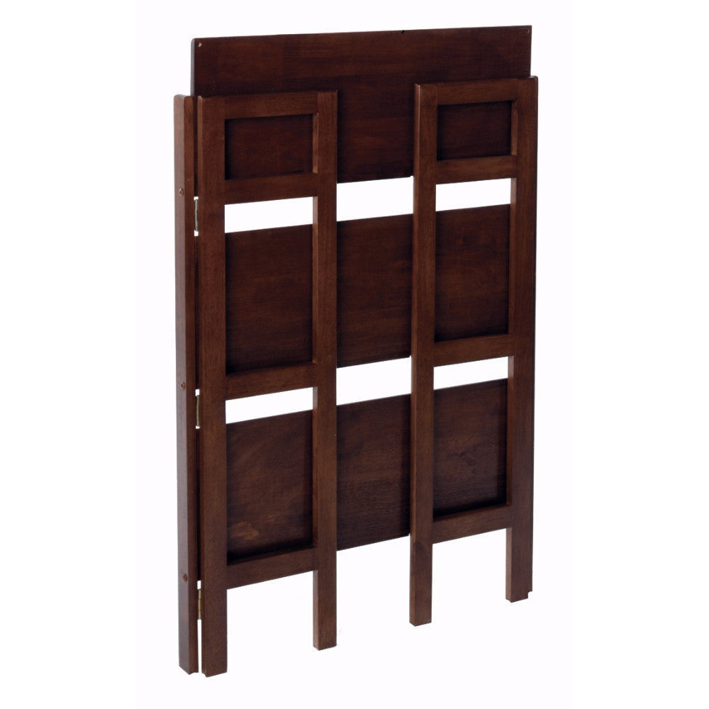 Terry Stackable 3-Tier Foldable Shelf Walnut WIN-94896