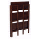 Terry Stackable 3-Tier Foldable Shelf Walnut WIN-94896