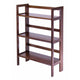 Terry Stackable 3-Tier Foldable Shelf, Walnut