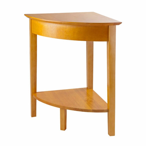 Studio Home Office Corner Table, Honey