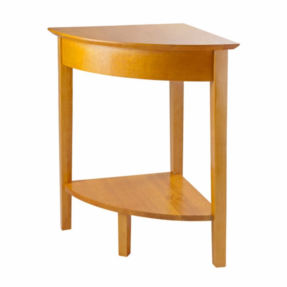 Studio Home Office Corner Table, Honey