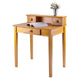Studio Home Office Desk and Hutch Honey WIN-99333