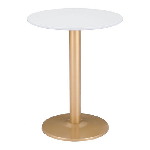 Alto Bistro Table White & Gold