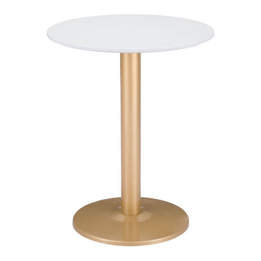 Alto Bistro Table White & Gold