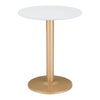 Alto Bistro Table White & Gold