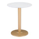 Alto Bistro Table White & Gold
