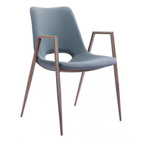 Azure Gray & Walnut