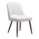 Teddy Dining Chair (Set of 2) Ivory
