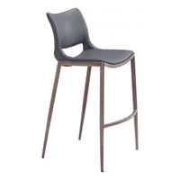 Dark Gray & Walnut