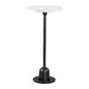 Woozy Side Table White & Black