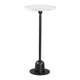 Woozy Side Table White & Black