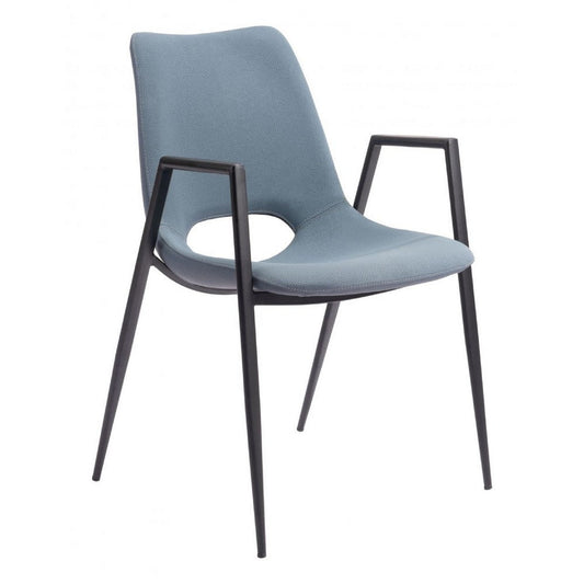 Desi Dining Chair (Set of 2) Azure Gray