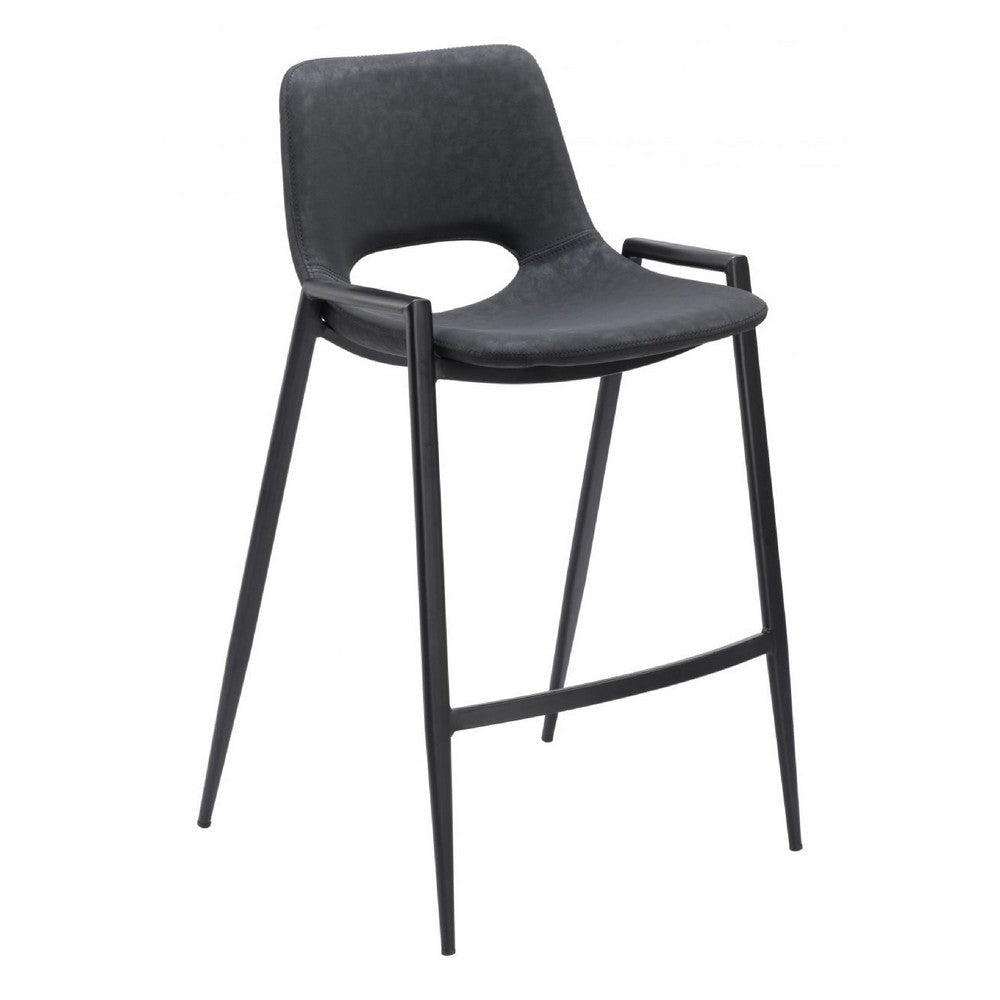 Desi Counter Stool (Set of 2) Black