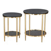Koper Coffee Table Set (2-Piece) Black