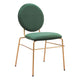 Odessa Dining Chair (Set of 2) Green & Gold