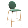 Odessa Counter Stool (Set of 2) Green & Gold