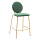 Odessa Counter Stool (Set of 2) Green & Gold