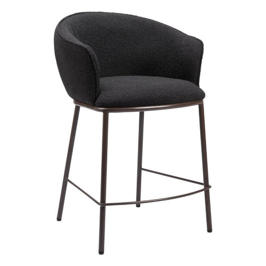 Essen Counter Stool Black & Bronze