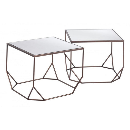 Arzon Coffee Table Set (2-Piece) Bronze