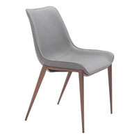 Slate Gray & Walnut
