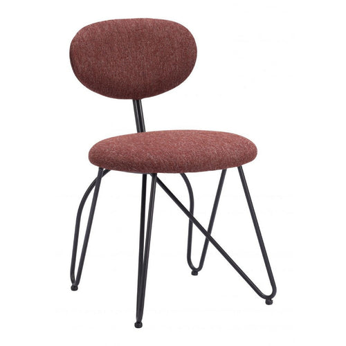 Novi Dining Chair (Set of 2) Maroon Brown