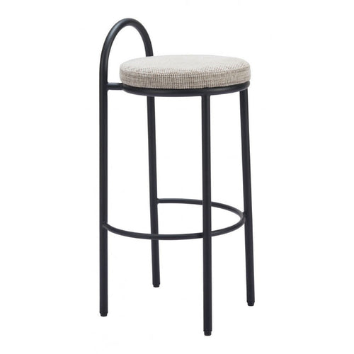 Sisal Barstool (Set of 2) Beige Tweed