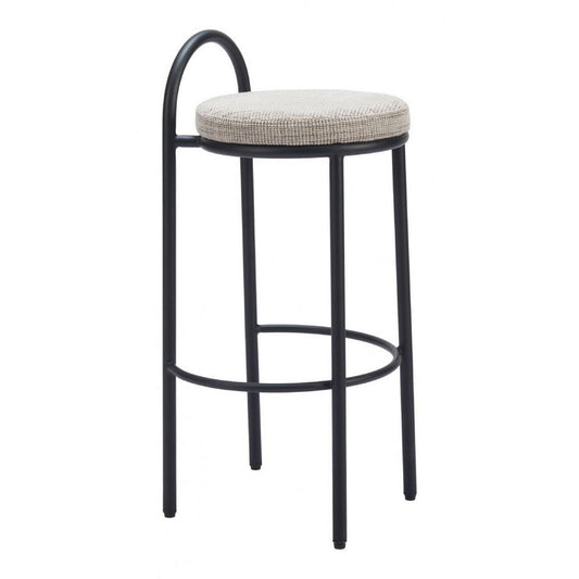 Sisal Barstool (Set of 2) Beige Tweed