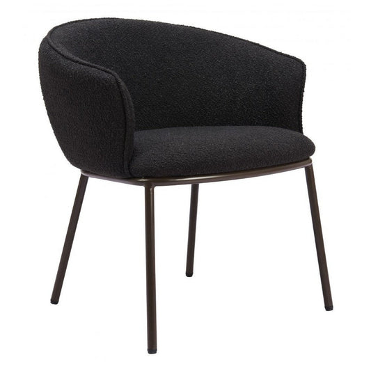 Essen Dining Chair Black & Bronze