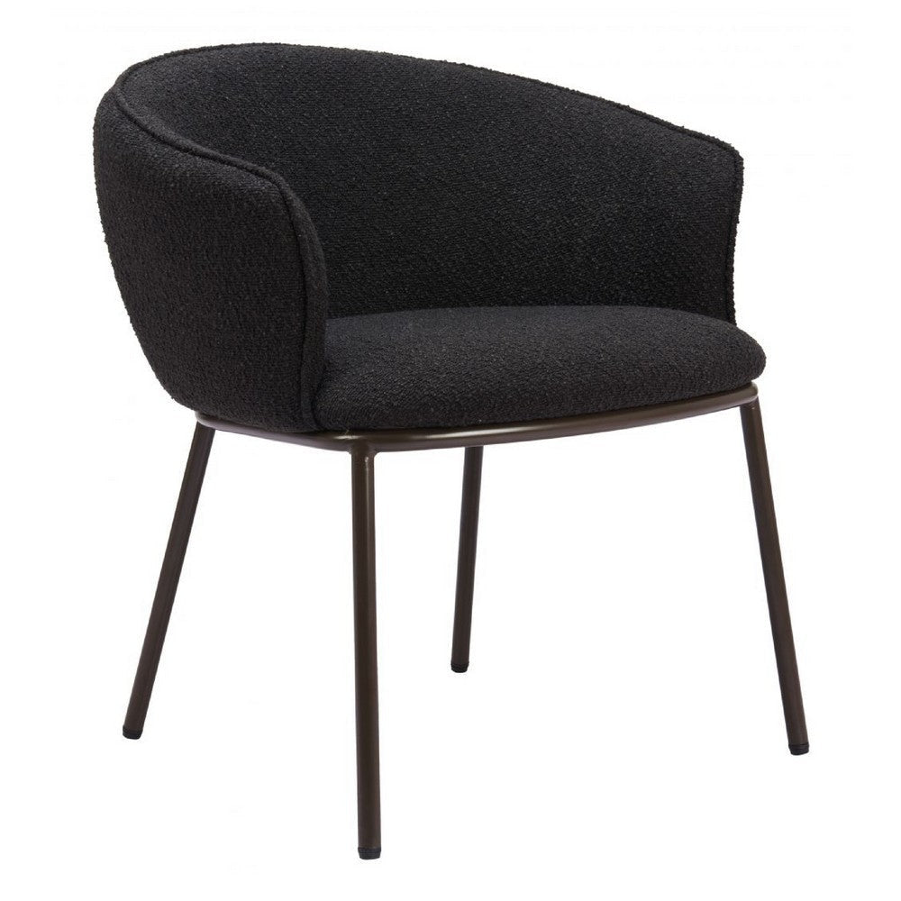 Essen Dining Chair Black & Bronze