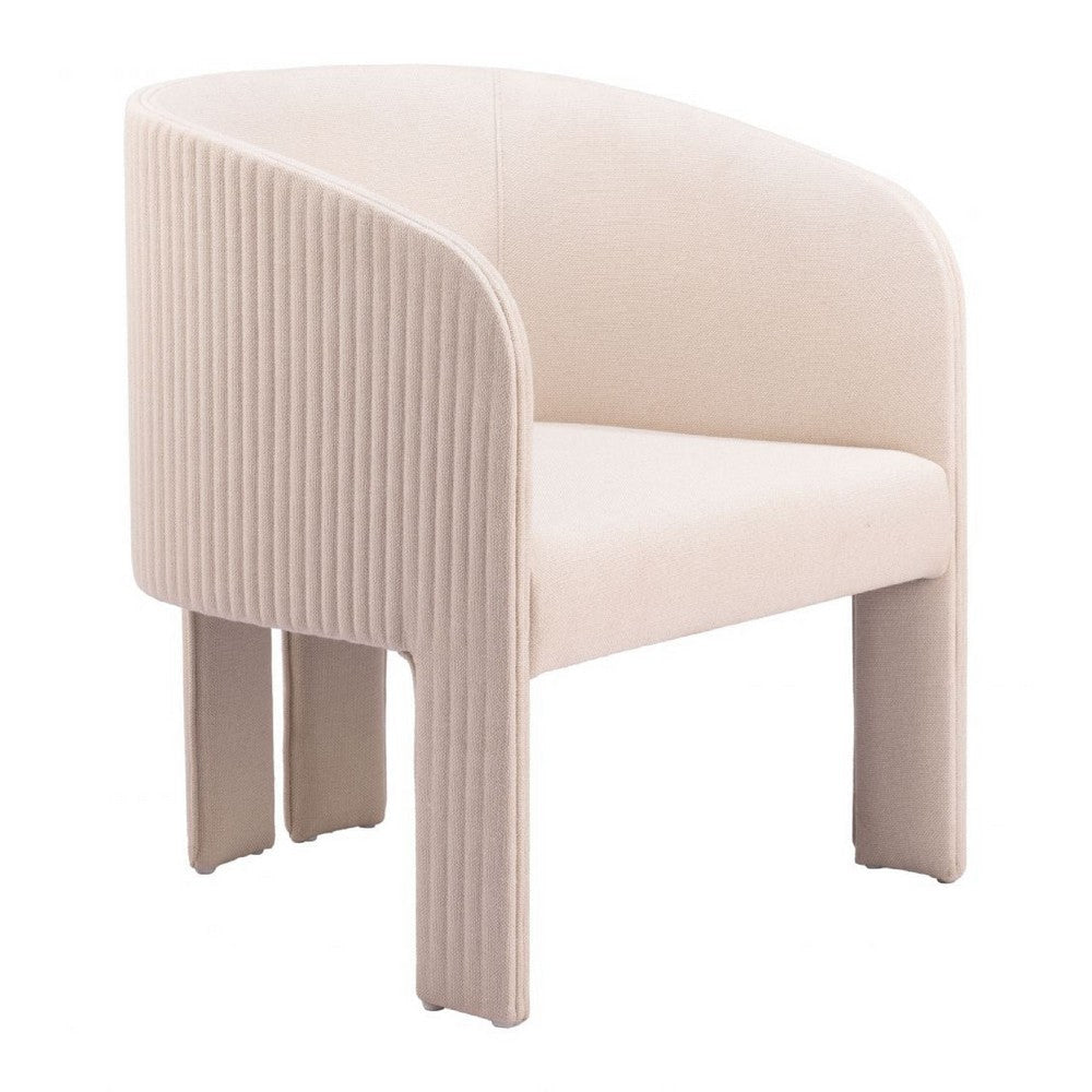 Hull Accent Chair Beige