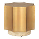 Osam Side Table Gold & Beige
