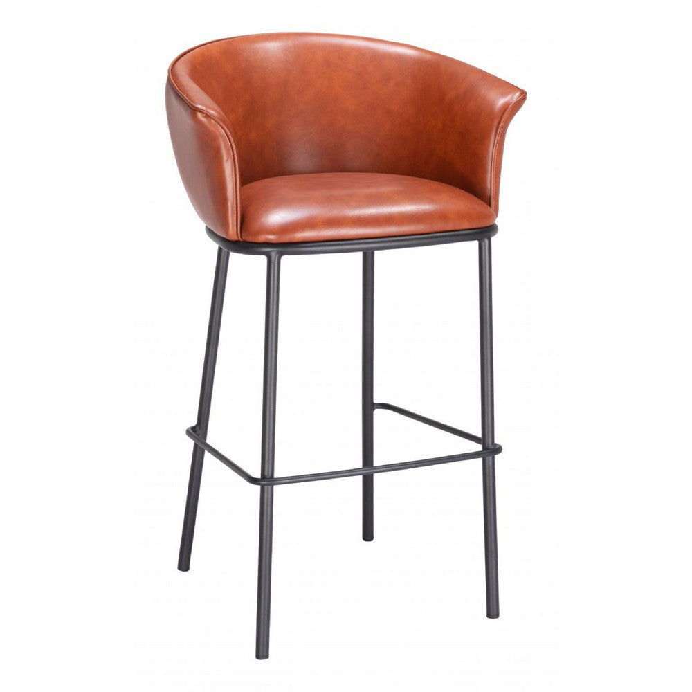 Garston Barstool Brown