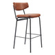 Charon Barstool (Set of 2) Vintage Brown