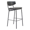 Charon Barstool (Set of 2) Vintage Black