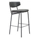 Charon Barstool (Set of 2) Vintage Black
