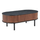 Koriana Coffee Table Black & Walnut