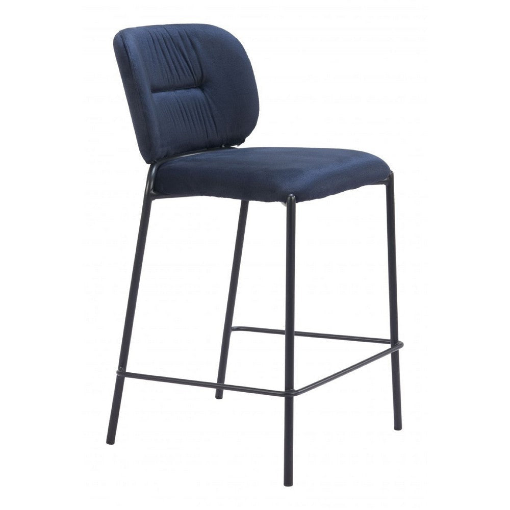 Plat Counter Stool (Set of 2) Blue