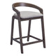 Troy Counter Stool (Set of 2) Dove Gray & Espresso