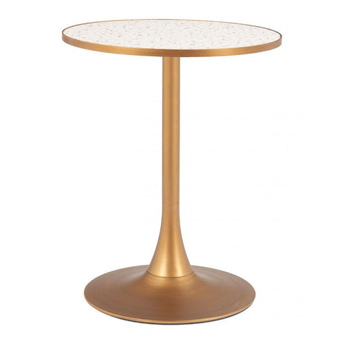 Bite Bistro Table Beige & Gold