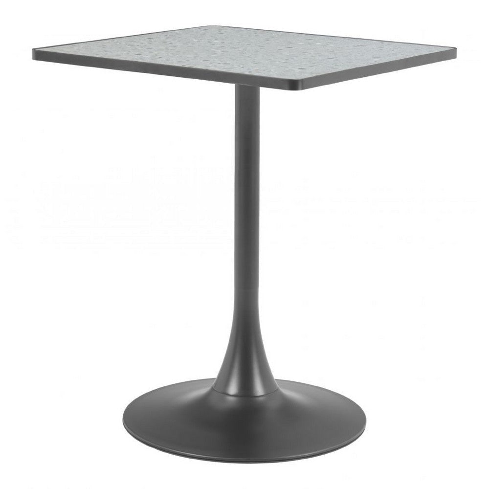 Spot Bistro Table Gray & Black