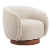 Vinta Swivel Chair Beige