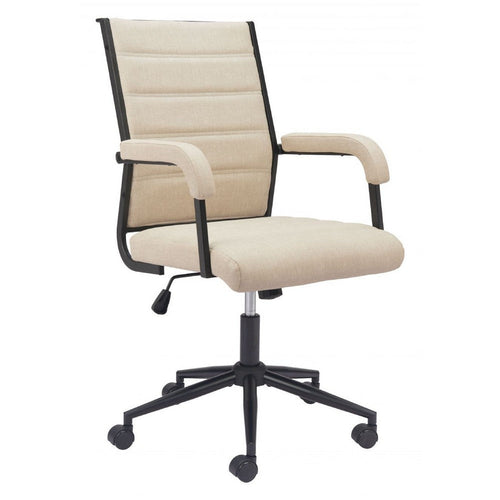 Auction Office Chair Beige
