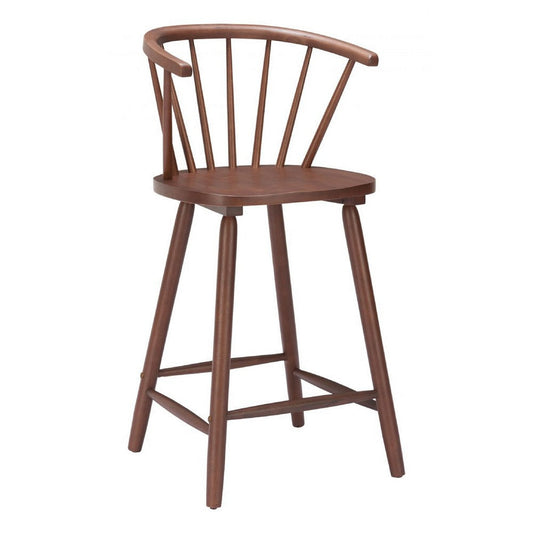 Stenger Counter Stool (Set of 2) Walnut