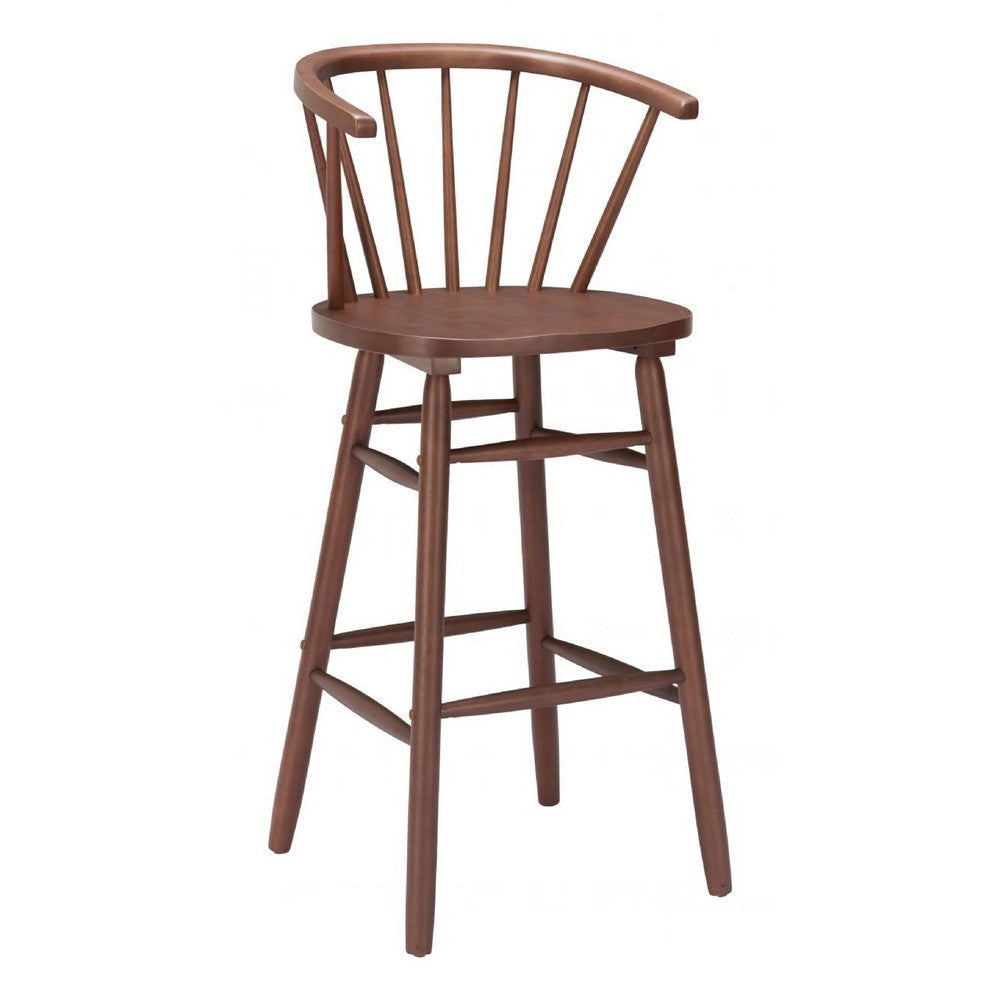 Stenger Barstool (Set of 2) Walnut
