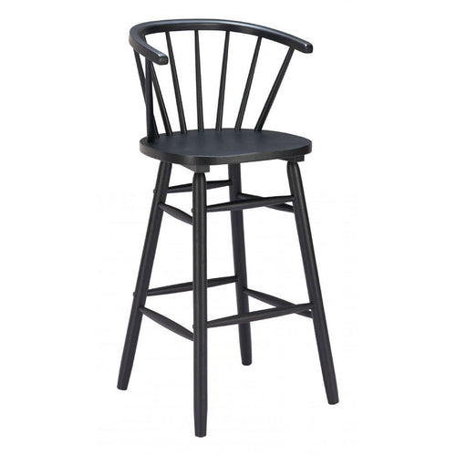 Stenger Barstool (Set of 2) Black