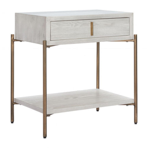 Yoru Side Table Oak White