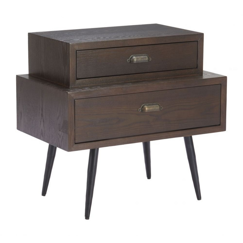 Mechy Side Table Brown