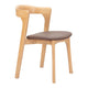 Pioro Dining Chair (Set of 2) Brown & Natural