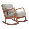 Hady Rocking Chair Gray